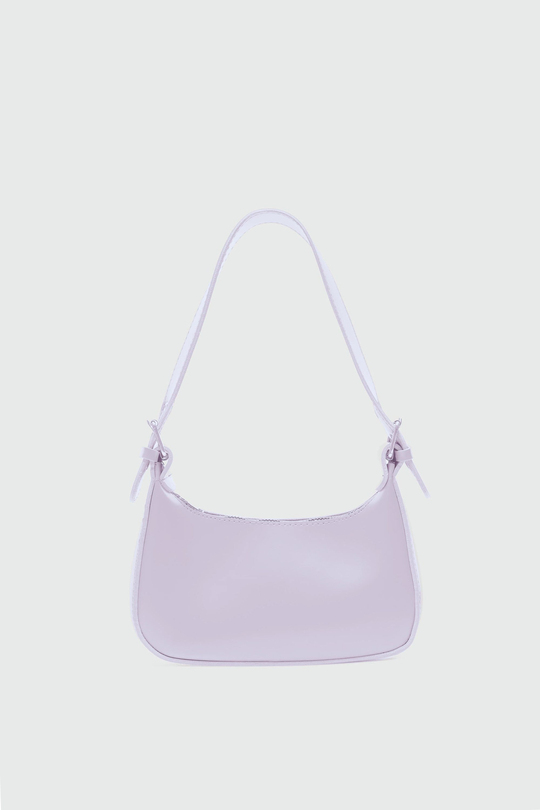 Muse Oval Baget Çanta Pudra Pembe