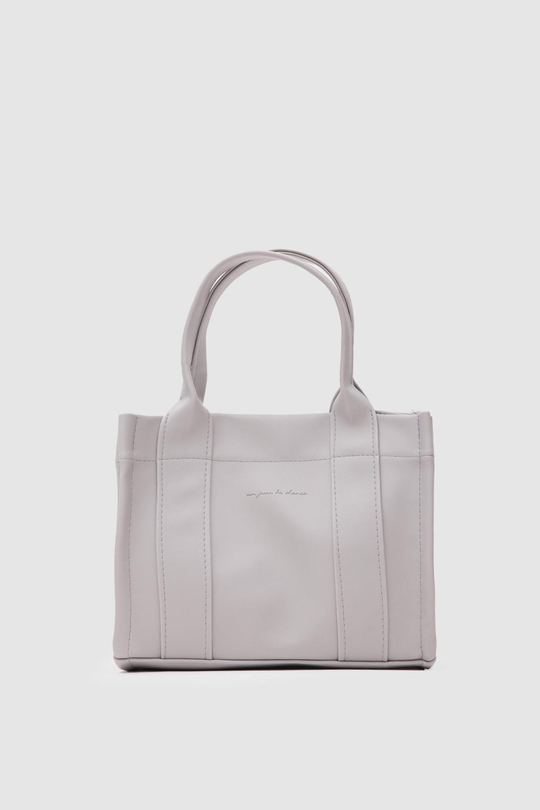 Suni Deri Tote Bag Bonnie Gri