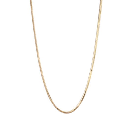 14 Ayar Balıksırtı Altın Zincir 2.5 Mm