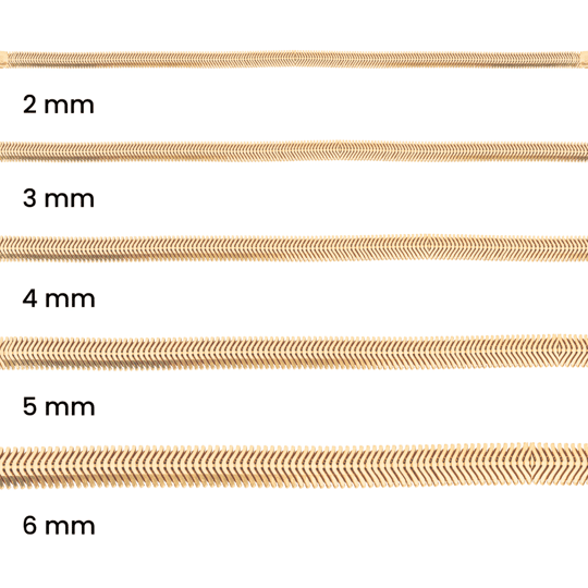 Balıksırtı Modeli Bileklik 6Mm