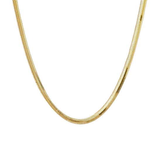 14 Ayar Balıksırtı Altın Zincir 2.5 Mm