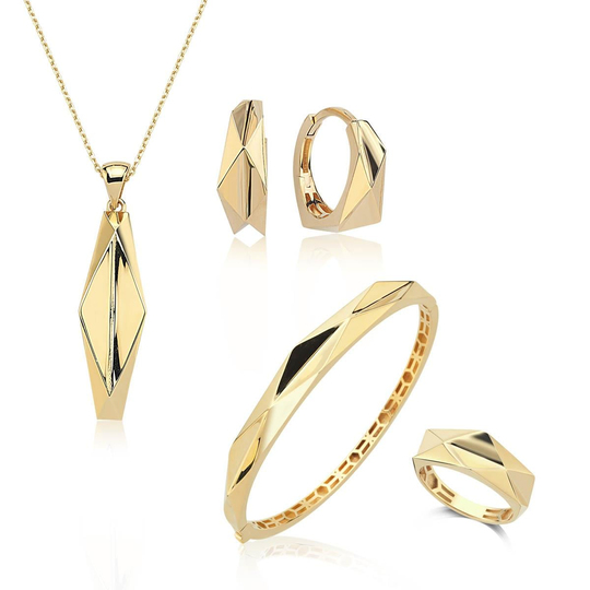 4lü Altın 14 Ayar Miniset