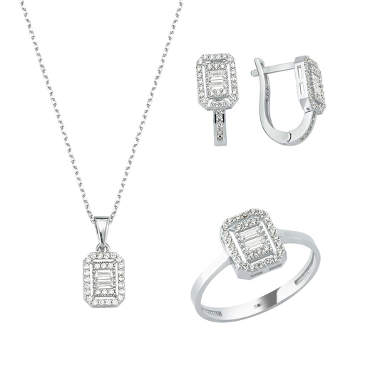 3lü Baget 14 Ayar Altın Mini Set
