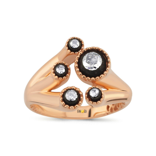 Elmas Taşlı Yüzük 0,19  Ct