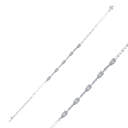 Pırlanta Baget Bileklik 0,17 Ct
