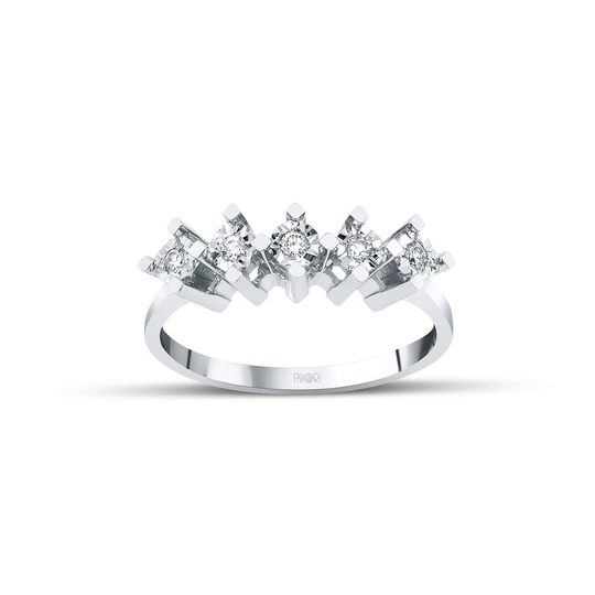 Pırlanta Beştaş Yüzük 0,15 Ct