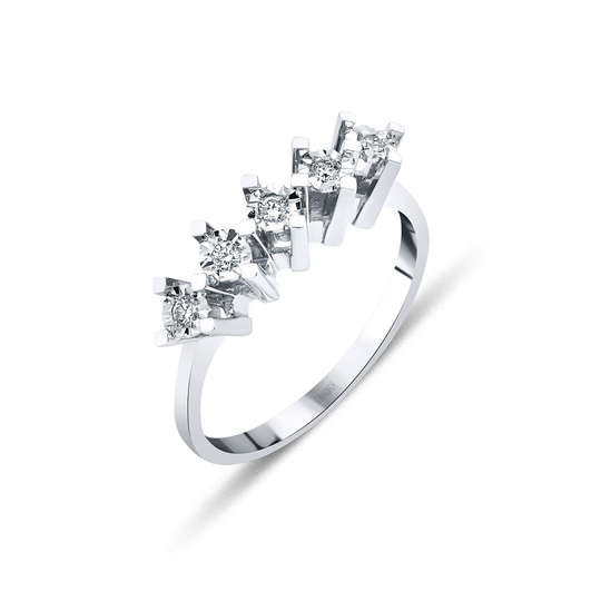 Pırlanta Beştaş Yüzük 0,15 Ct