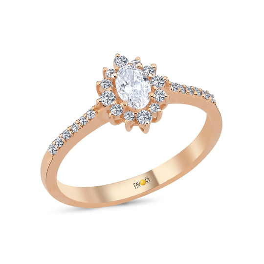 Pırlanta Fantazi Yüzük 0.49 Ct