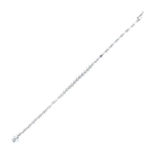Sonsuzluk Pırlanta Suyolu Bileklik 0,22 Ct