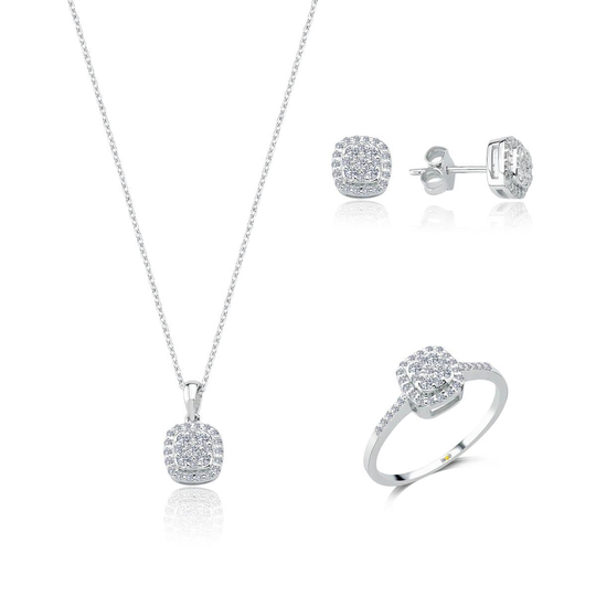 Pırlanta Taşlı Fantazi Miniset
