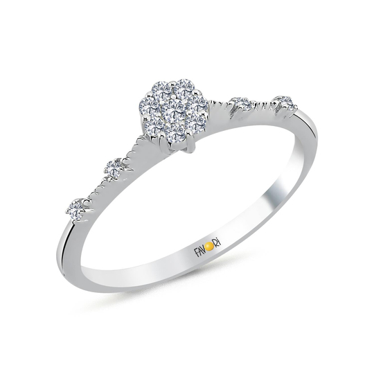 Pırlanta Taşlı Yüzük	0,16 Ct