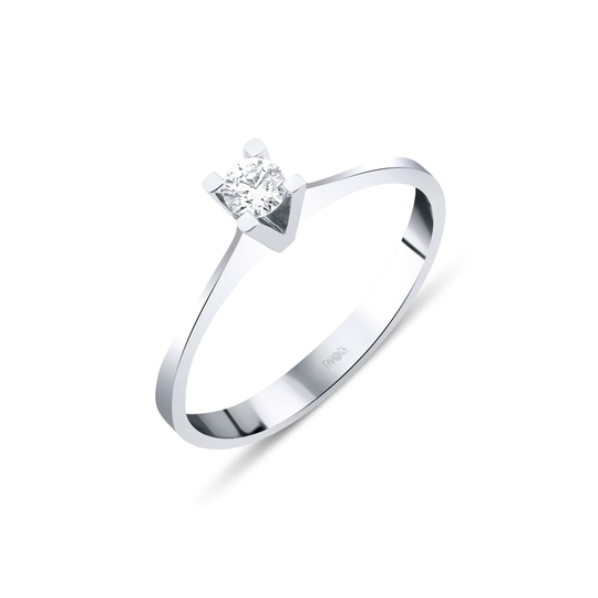 Pırlanta Tektaş Yüzük 0.10 Ct