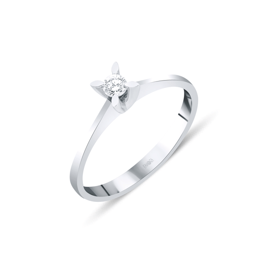 Pırlanta Tektaş Yüzük 0.15 Ct
