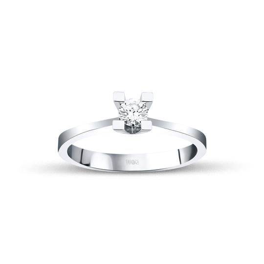 Pırlanta Tektaş Yüzük 0.18 Ct