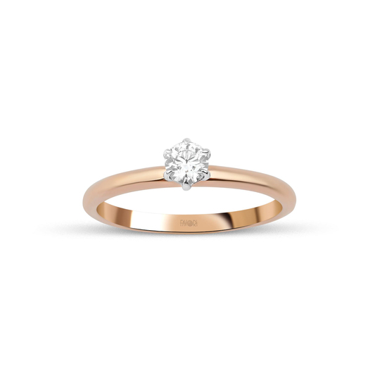 Pırlanta Tektaş Yüzük 0.25 Ct