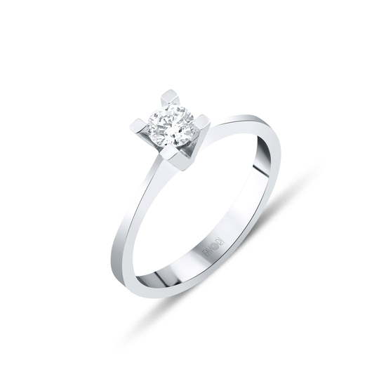 Pırlanta Tektaş Yüzük 0.35 Ct