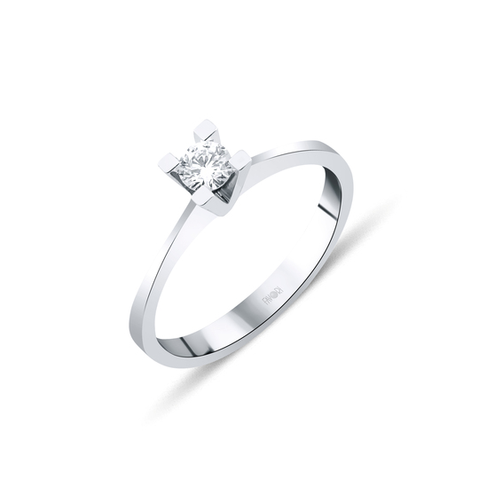 Pırlanta Tektaş Yüzük 0.35 Ct