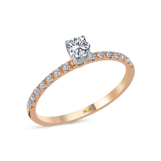 Pırlanta Tektaş Yüzük 0.43 Ct