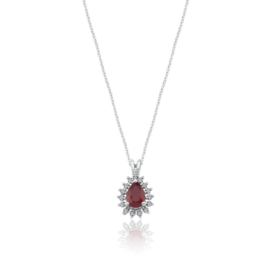 Pırlanta Yakut Taşlı Mini Set
