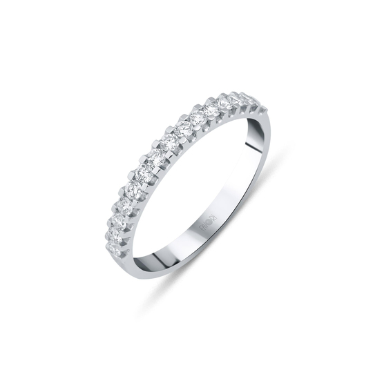 Pırlanta Yarımtur Yüzük 0.25 Ct