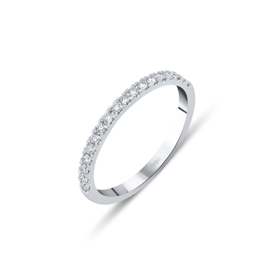 Pırlanta Yarımtur Yüzük 0.26 Ct