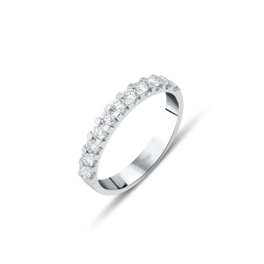 Pırlanta Yarımtur Yüzük 0.45 Ct