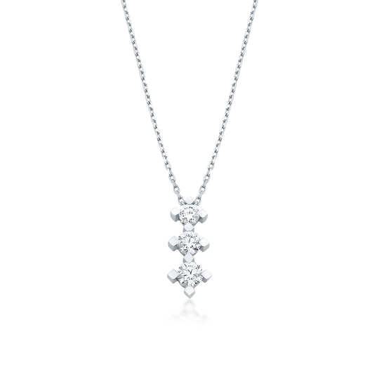 Pırlanta Tria Kolye 0,74 Ct