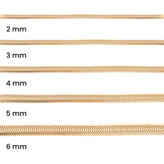 Balıksırtı Modeli Bileklik 4Mm