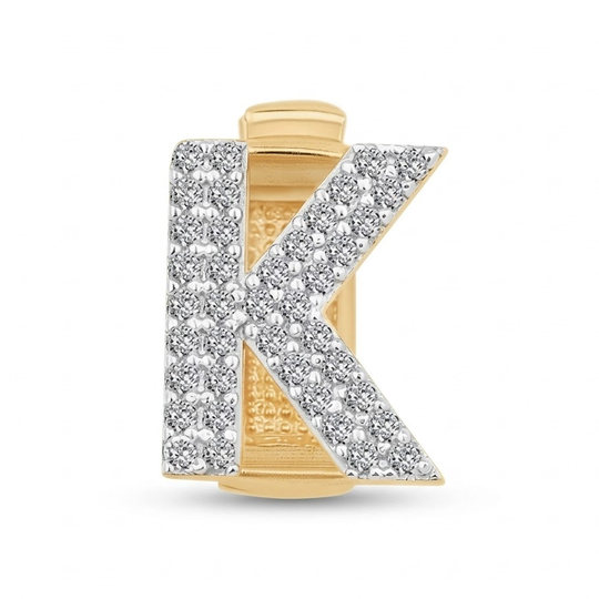 Ema K Harf 9Mm Bileklik Charm