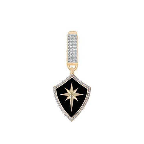 Ema 14 Ayar Altın Kalkan 9Mm Bileklik Charm