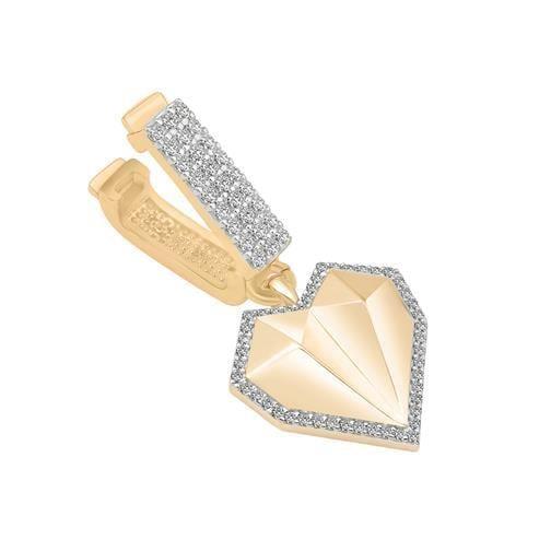 Ema Kalp Taşlı 9Mm Bileklik Charm