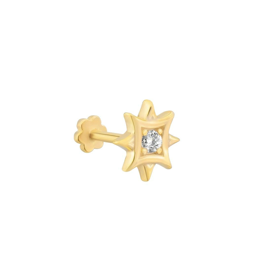 Piercing Güneş Model 14 Ayar Altın