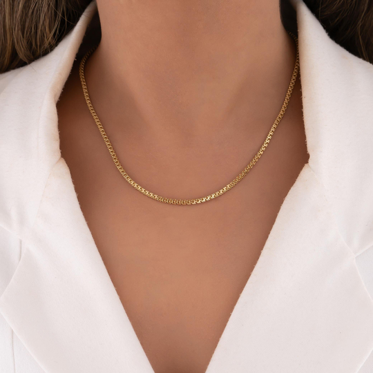 Trend 14 Ayar Altın Zincir 4 Mm