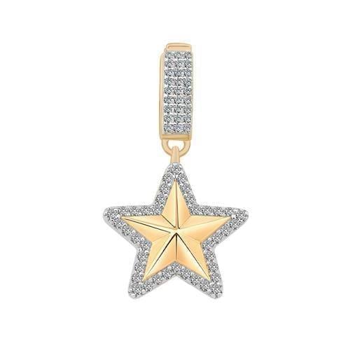 Ema Yıldız Taşlı 9Mm Bileklik Charm