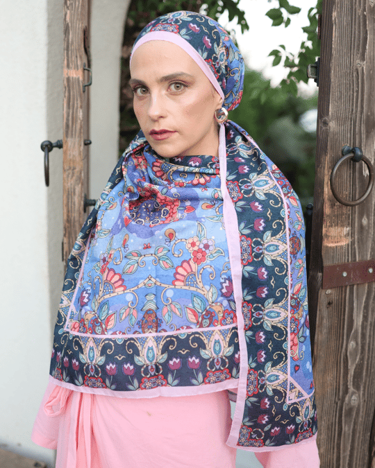 Ay Atlası Silk Nomads Vual İpek Şal