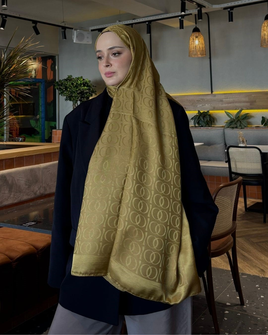 Bal Köpüğü Imannoor Ester Desen Pamuk Jakar Şal