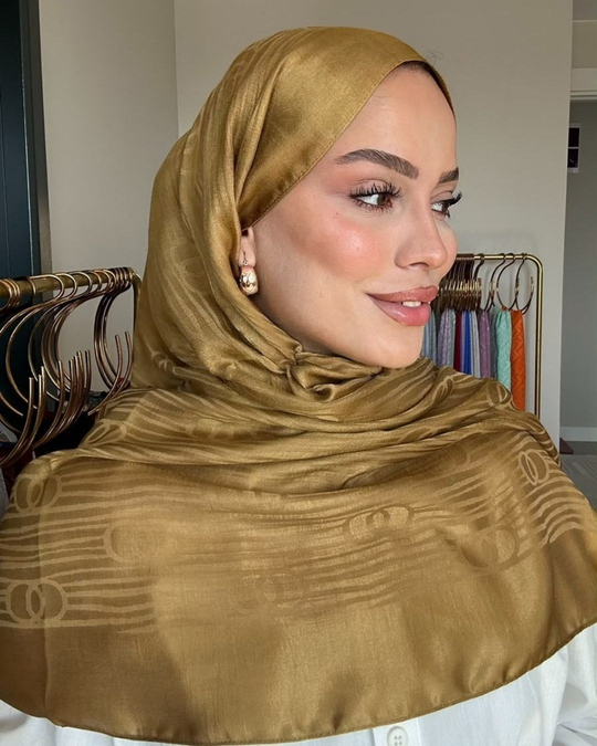 Bal Köpüğü Imannoor Serena Desen Pamuk Jakar Şal