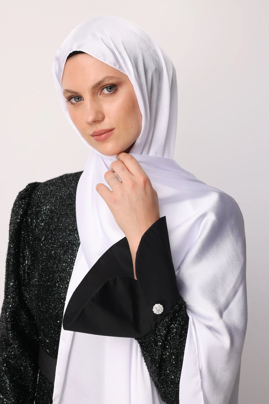 Beyaz Diamond Aura Şal