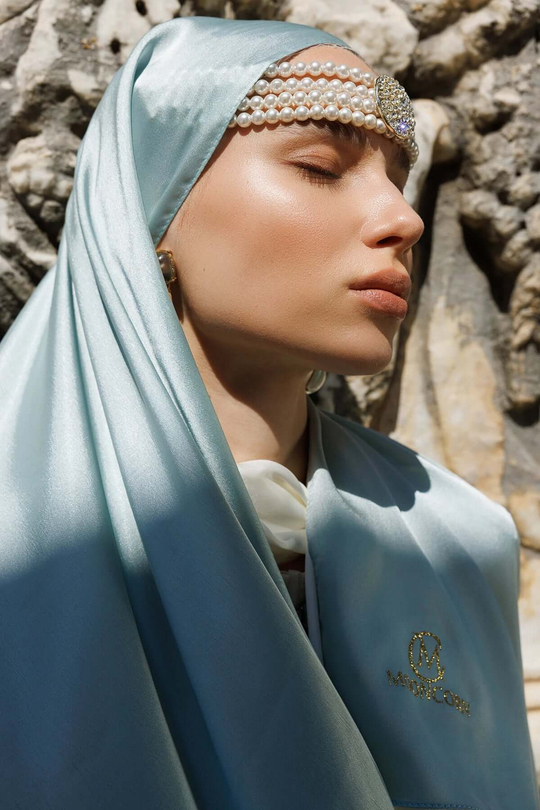 Mint Yeşili Diamond Aura Şal