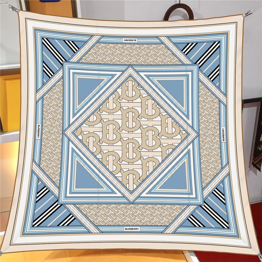 İthal Gold B Desen Twill İpek Eşarp