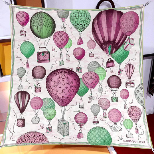 İthal Mor LV Balloon Twill İpek Eşarp