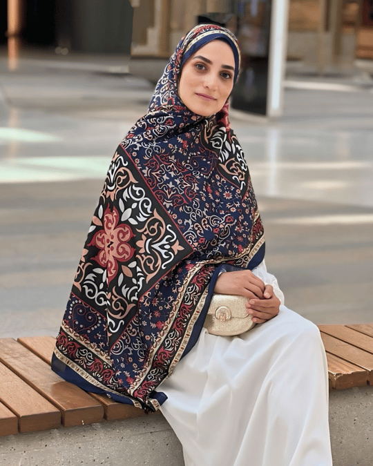 Kum Fırtınası Silk Nomads Vual İpek Şal