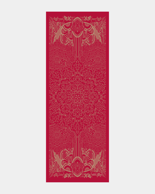 Nar Çiçeği & Kum Beji Harem Rüyası Desen Şal