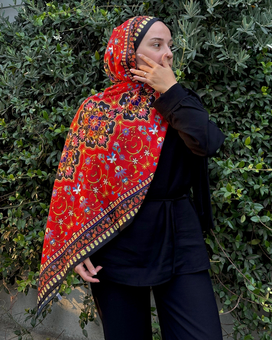 Rüzgarın Sesi Silk Nomads Vual İpek Şal