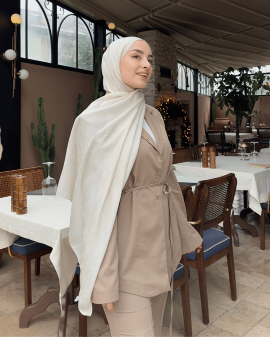 Taş Döngü Desen Jakar Şal