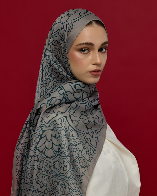 S-HAREM-58 Taş & Gece Harem Rüyası Desen Şal