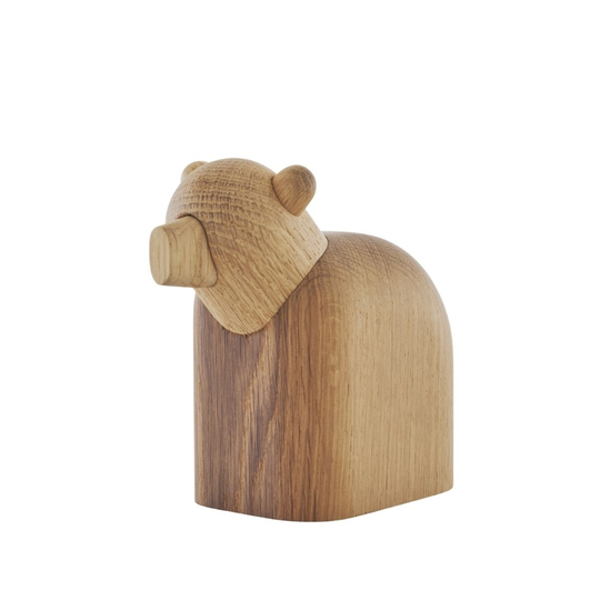 Ligne Roset Kahru Natural Dekoratif Ayı Figürü