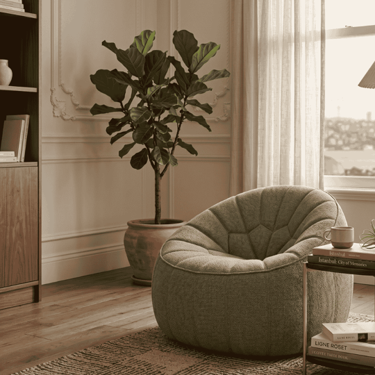 Ligne Roset Ottoman Galet Koltuk