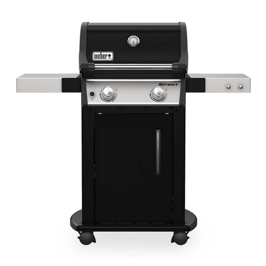Weber Spirit E-215 GBS Black Gazlı Barbekü