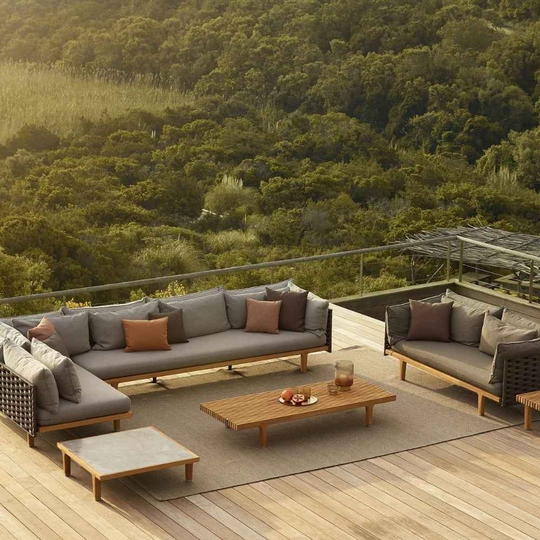 Dedon Sealine Teak Bahçe Orta Sehpası